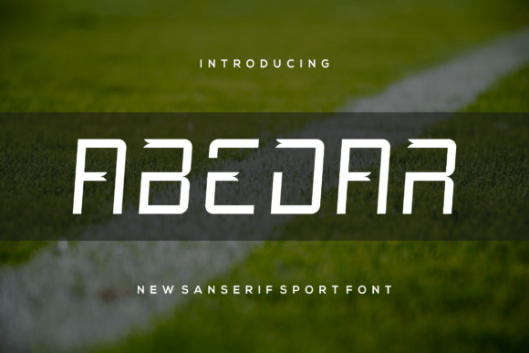 Abedar: A Modern Display Font for Bold Branding