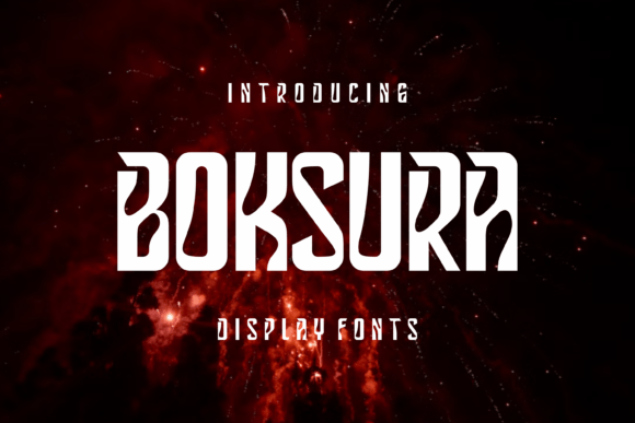 Boksura: Elevating Modern Design with a Cool Display Font