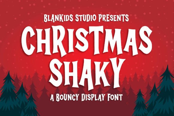 Christmas Shaky: A Playful Font for Creative Design Projects