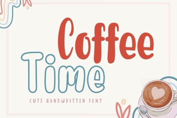 Coffee Time: A Handwritten Font for Playful Designs