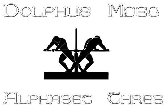 Dolphus Mieg Alphabet Three: Vintage Charm for Modern Design