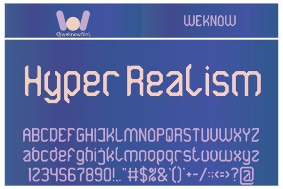 Hyper Realism: The Futuristic Font for Bold Branding