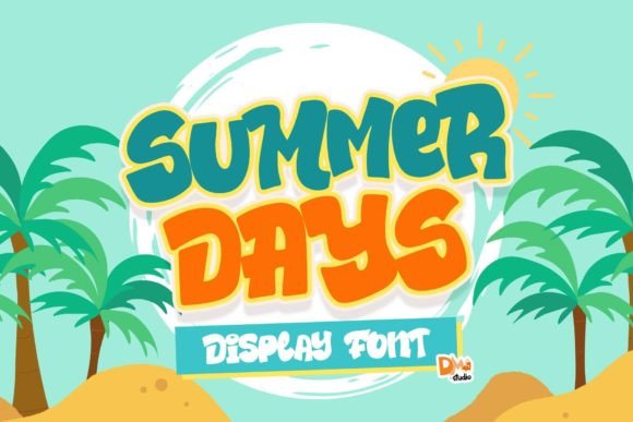 Summer Days: A Bubbly Font for Joyful Design