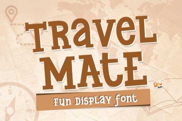 Travel Mate: A Quirky Font for Adventurous Design Projects